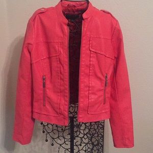 Bernardo Coral leather jacket